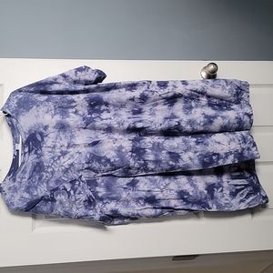 Old Navy Blue tie dye dress XXL